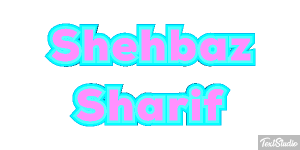 Shehbaz Sharif Text effect