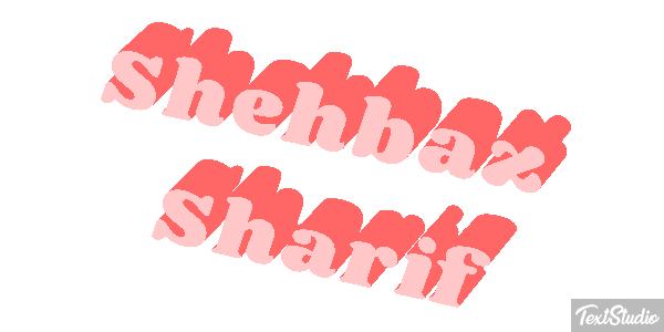Shehbaz Sharif Text effect