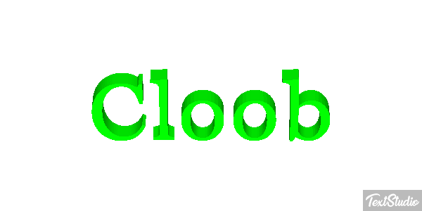Cloob Efecto de texto