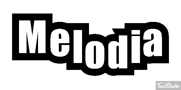 Melodia Efeito do texto