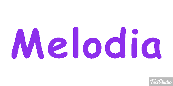 Melodia Efeito do texto