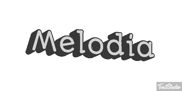 Melodia Efeito do texto