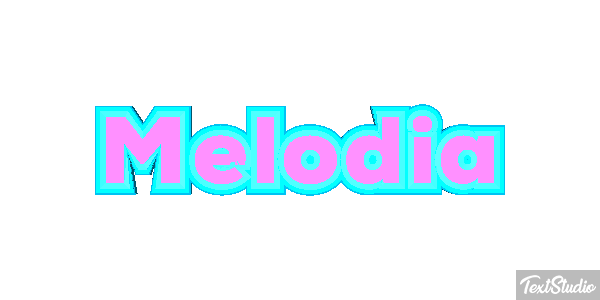 Melodia Efeito do texto