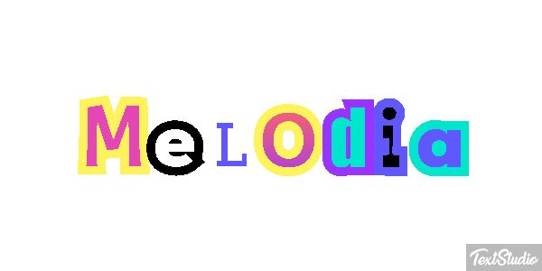 Melodia Efeito do texto