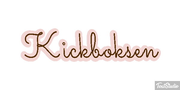 Kickboksen Efeito do texto