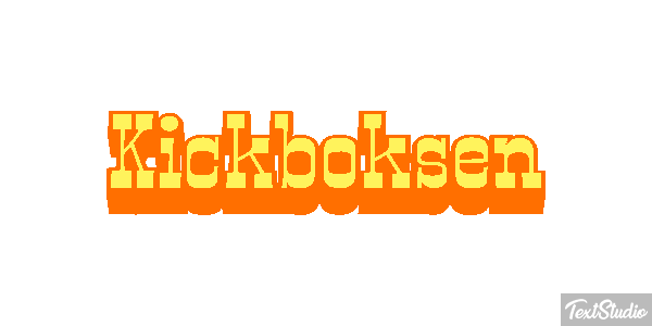 Kickboksen Efeito do texto