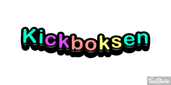 Kickboksen Efeito do texto