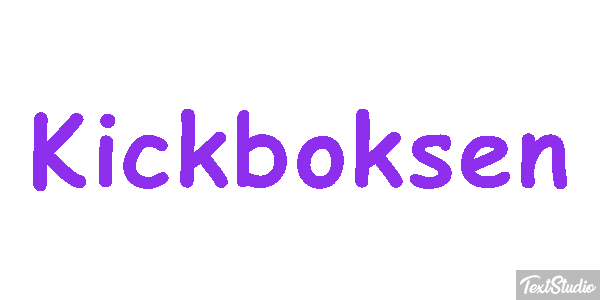 Kickboksen Efeito do texto