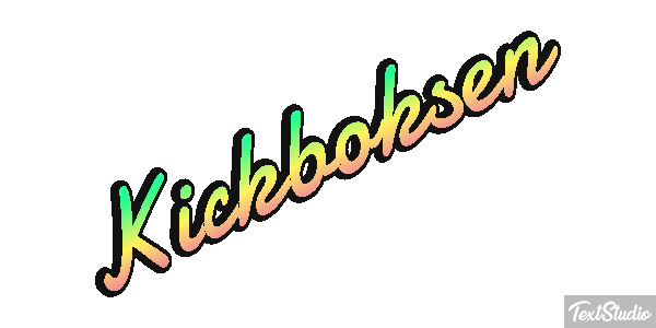 Kickboksen Efeito do texto