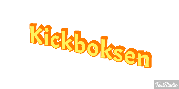 Kickboksen Efeito do texto