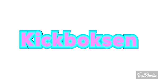 Kickboksen Efeito do texto