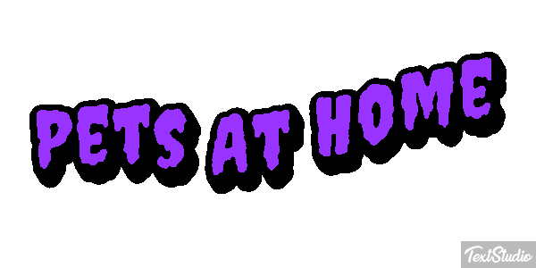 Pets At Home Efeito do texto