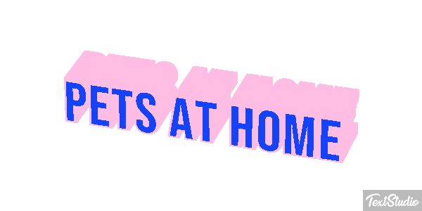 Pets At Home Efeito do texto