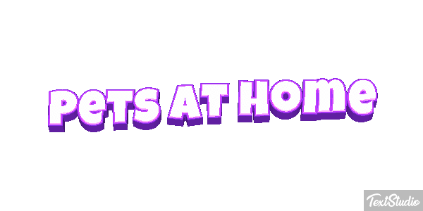 Pets At Home Efeito do texto
