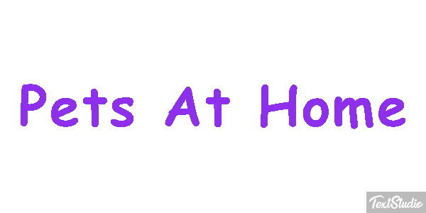 Pets At Home Efeito do texto