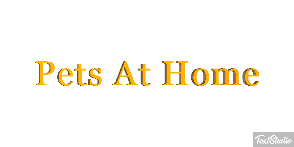 Pets At Home Efeito do texto