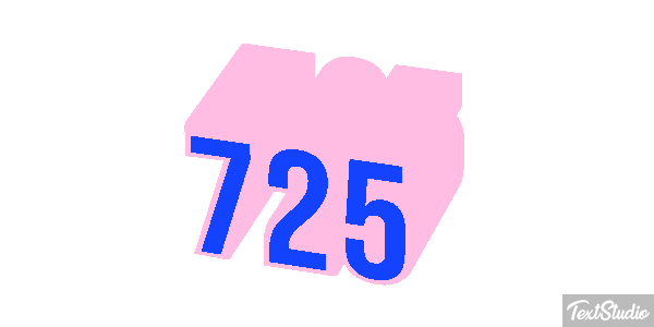 725 Efecto de texto