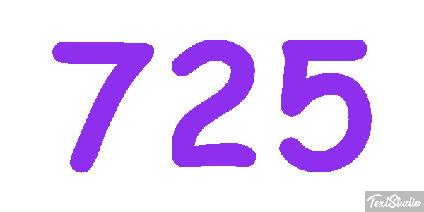 725 Efecto de texto