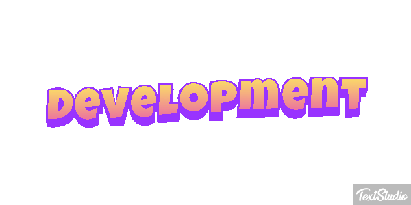 Development Текстовый эффект