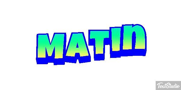 Matin Text effect