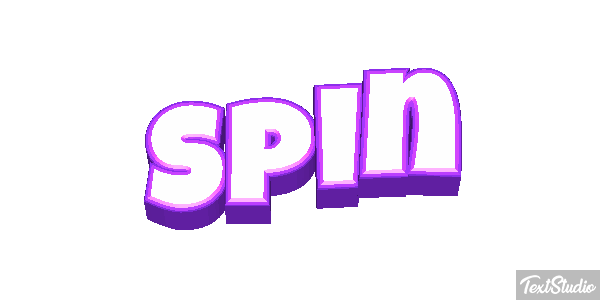 Spin Text effect