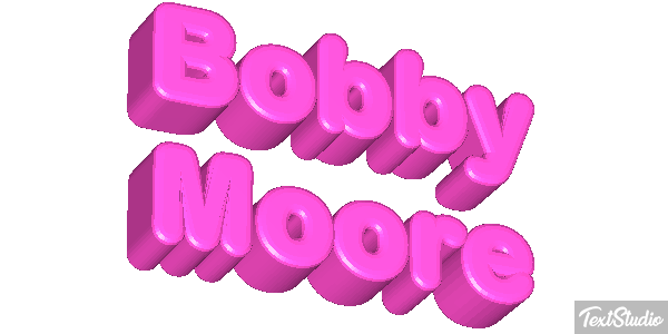 Bobby Moore Text effect