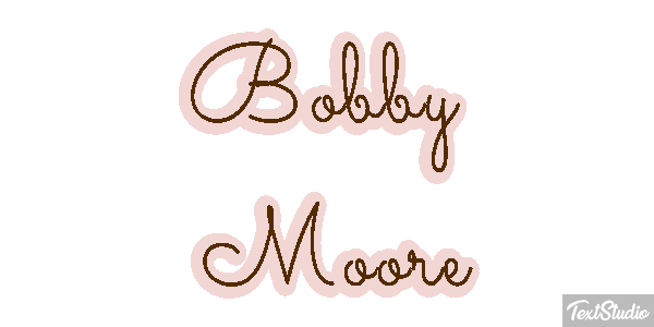 Bobby Moore Text effect
