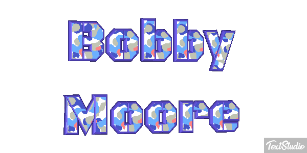 Bobby Moore Text effect