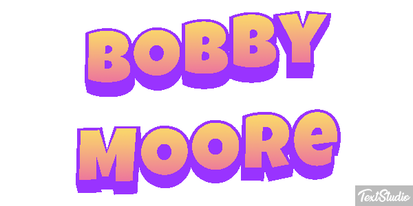 Bobby Moore Text effect