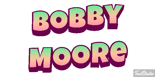 Bobby Moore Text effect