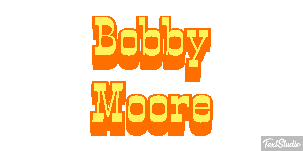 Bobby Moore Text effect