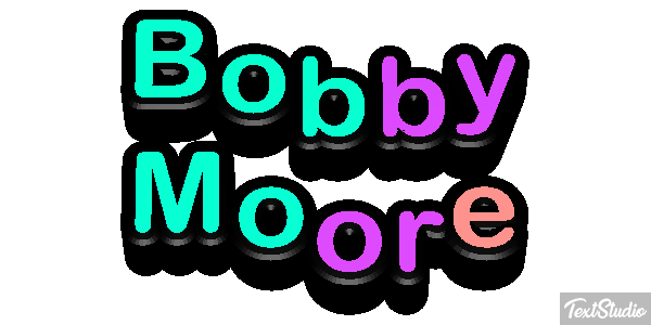 Bobby Moore Text effect