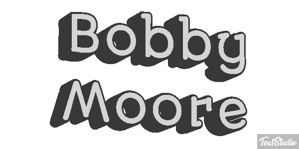Bobby Moore Text effect