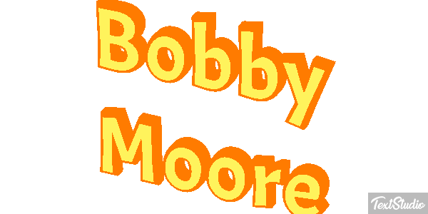 Bobby Moore Text effect