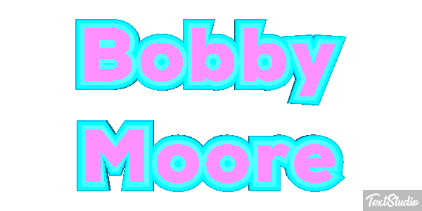 Bobby Moore Text effect