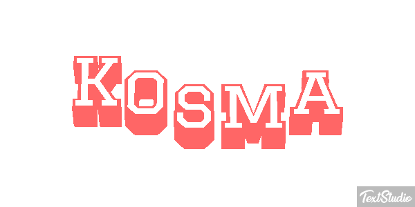 Kosma Effet de texte