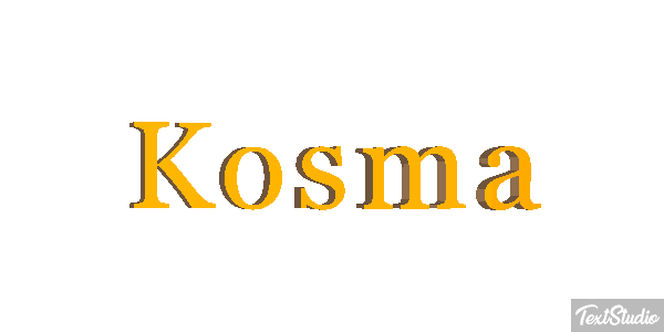 Kosma Effet de texte