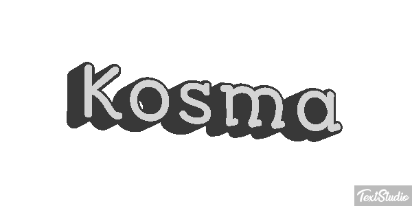 Kosma Effet de texte