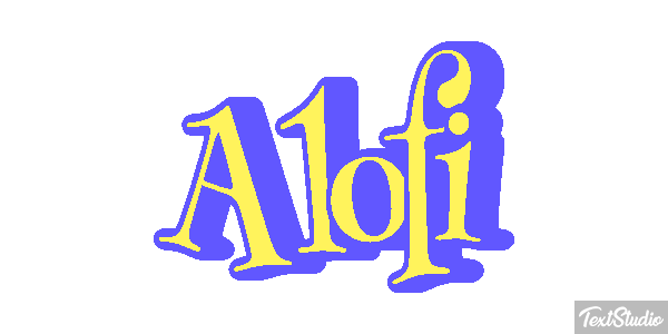 Alofi Efekt tekstowy