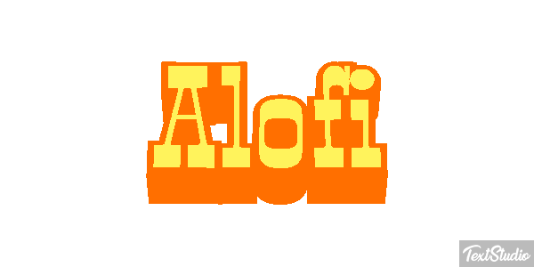 Alofi Efekt tekstowy