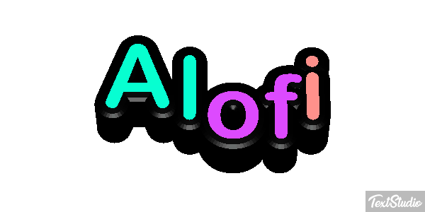Alofi Efekt tekstowy