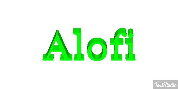 Alofi Efekt tekstowy