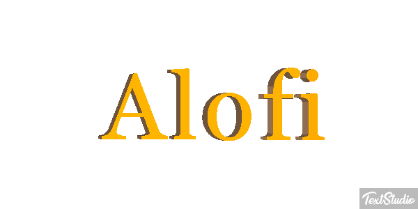 Alofi Efekt tekstowy