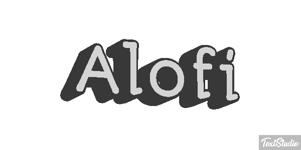 Alofi Efekt tekstowy