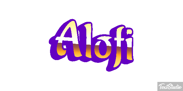 Alofi Efekt tekstowy