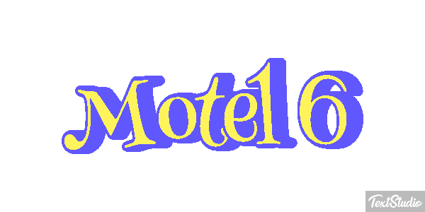 Motel 6 Efeito do texto