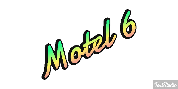 Motel 6 Efeito do texto