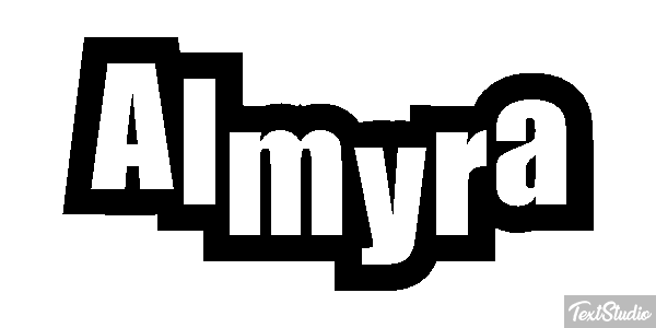 Almyra Effetto testo