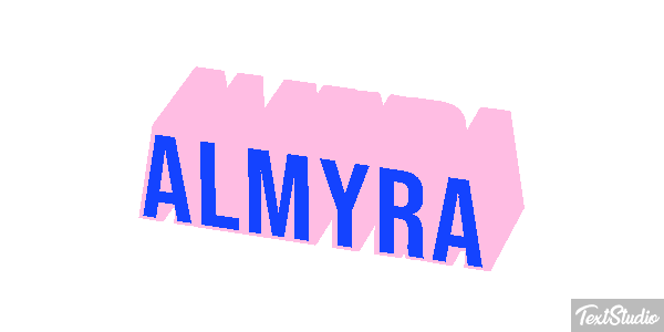 Almyra Effetto testo
