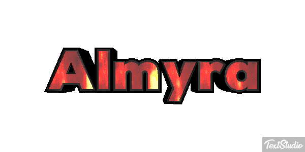 Almyra Effetto testo